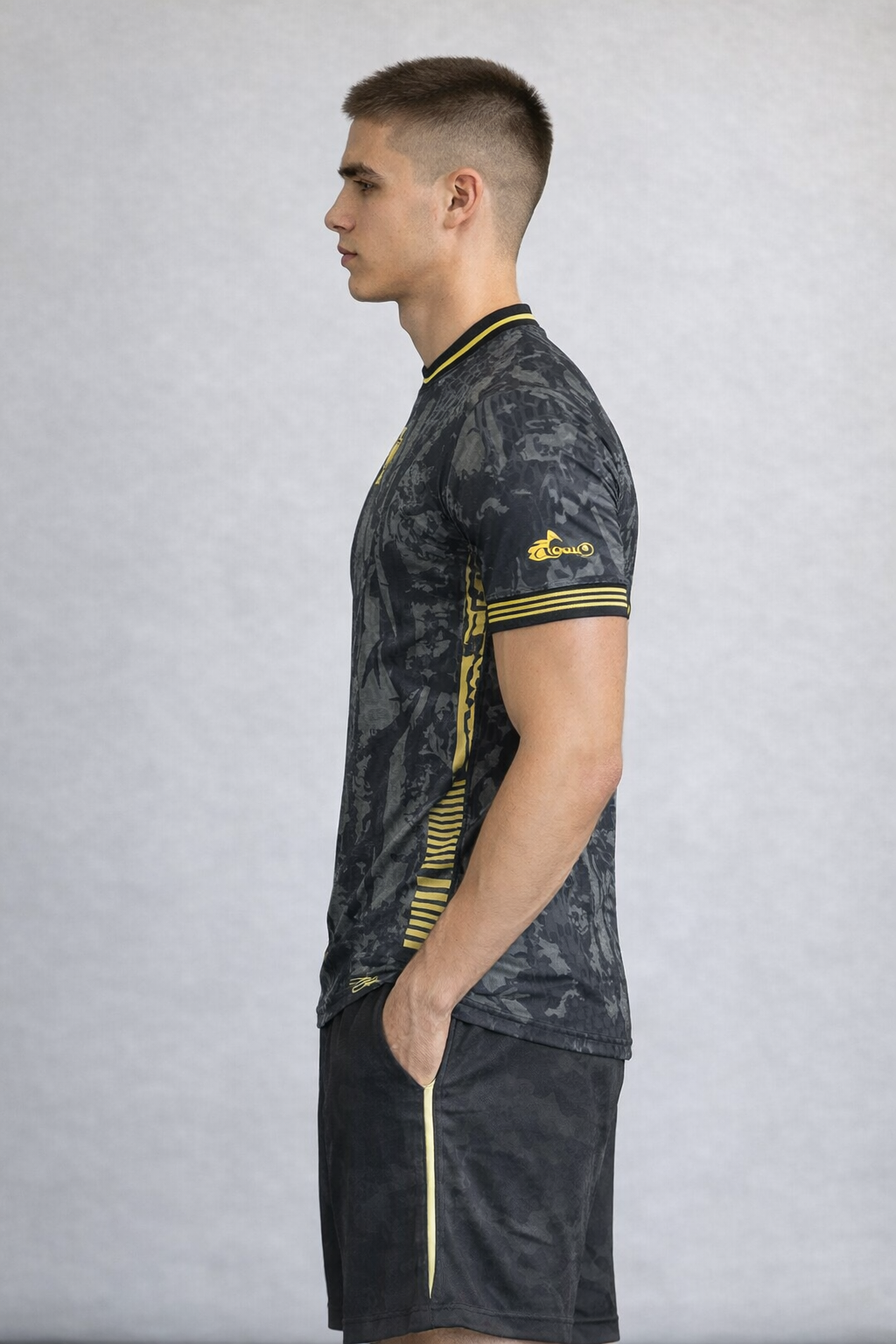 Stealth Performance Camo Set – Black & Gold Edition