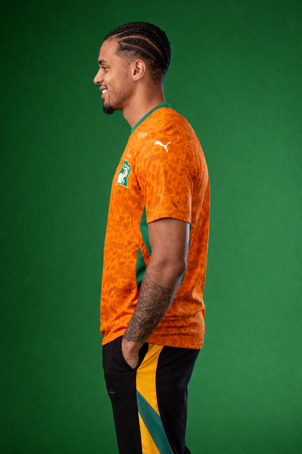 Ivory Coast Elite Performance Jersey – Orange Edition