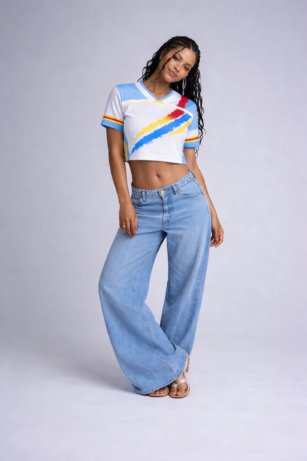 ASCENDX DR Congo Heritage Crop Top
