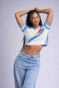 ASCENDX DR Congo Heritage Crop Top