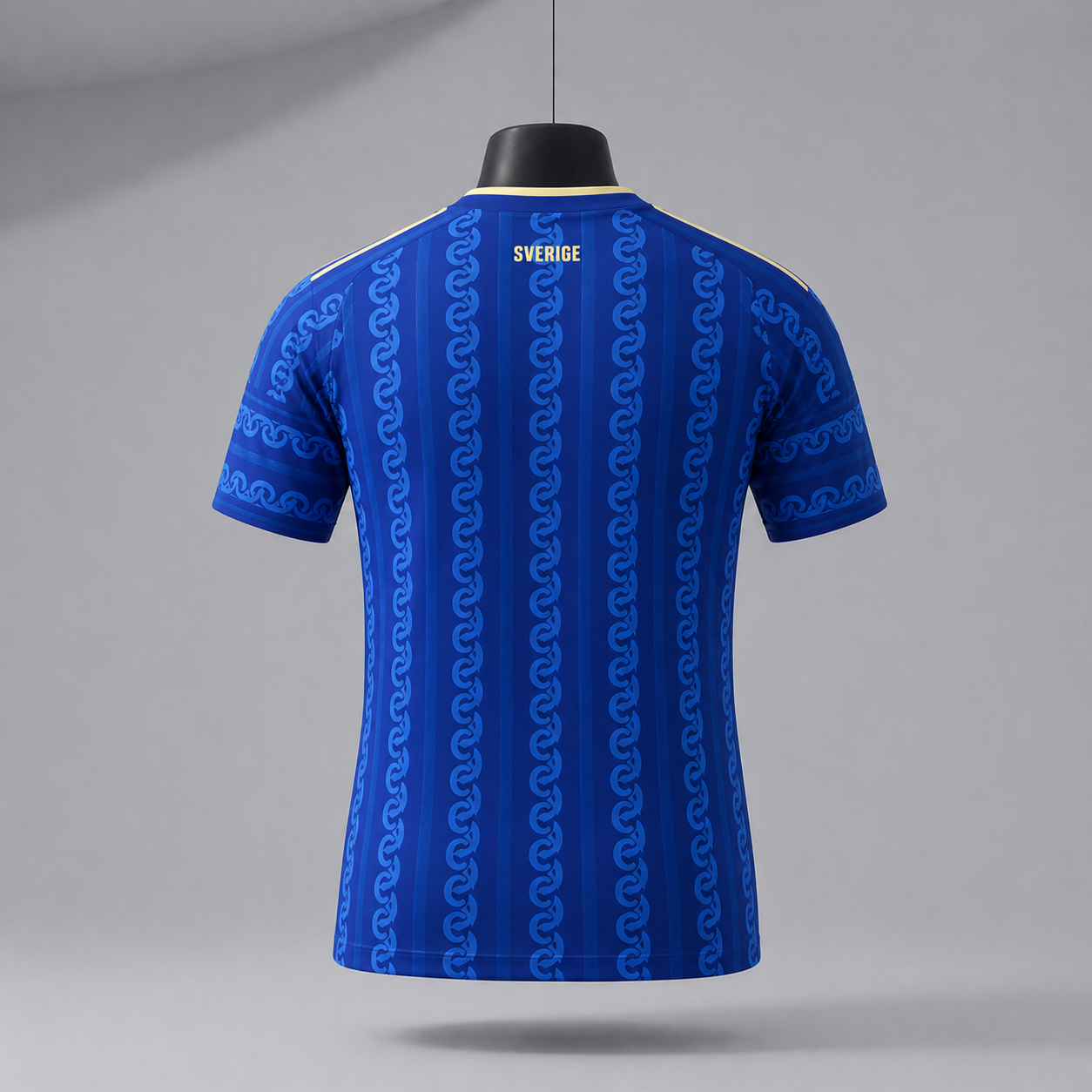 Blue Nordic Pattern Soccer Jersey – Premium Fit