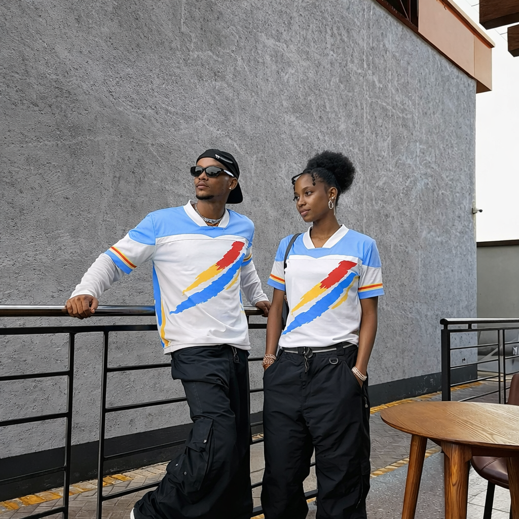 Congo-Inspired Football Jersey – Unisex Fan Soccer Shirt