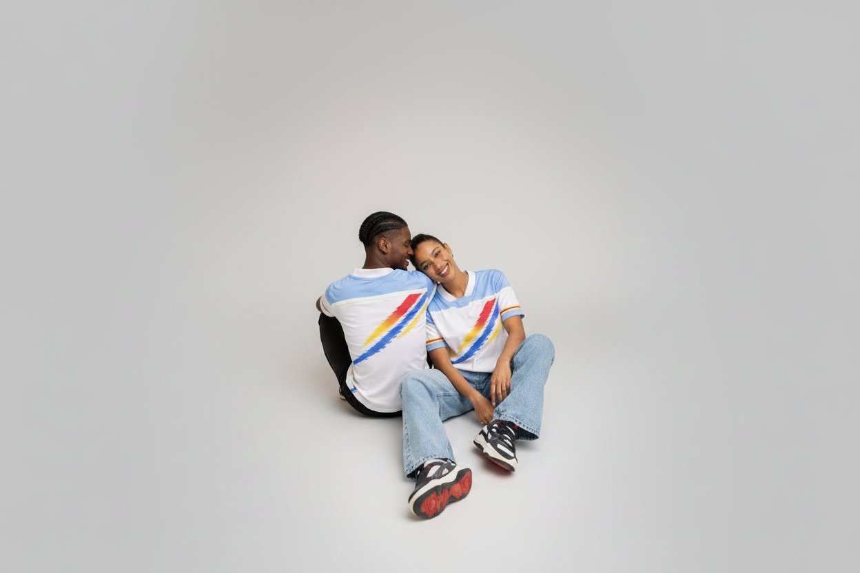 Congo-Inspired Football Jersey – Unisex Fan Soccer Shirt